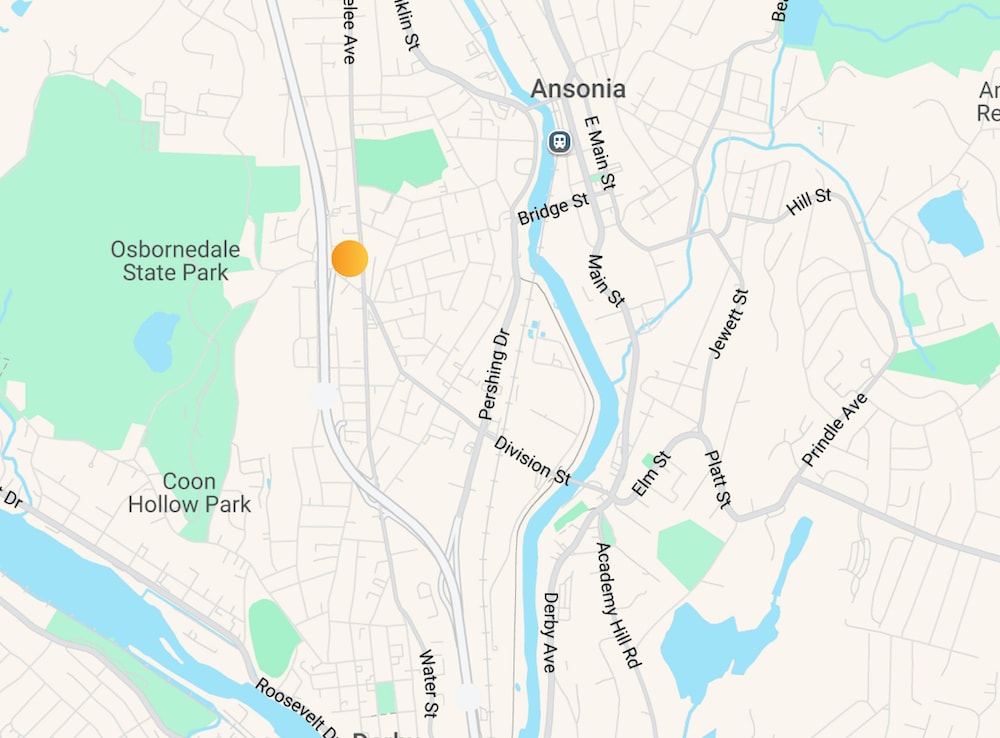 Map of Griffin Hospital School of Allied Health Careers - Naugatuck Campus Location